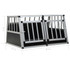Kavez za pse s dvostrukim vratima 89 x 69 x 50 cm Kavez za pse s dvostrukim vratima 89 x 69 x 50 cm