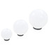 LED kuglasta svjetiljka 3 kom 20/30/40 cm PMMA