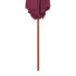 Vrtni suncobran s drvenom šipkom 270 cm bordo