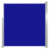 Uvlačiva bočna tenda 140 x 300 cm plava