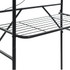 Stalak za kupaonicu crni 60 x 33 x 174 cm