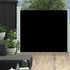 Uvlačiva bočna tenda za terasu 100 x 300 cm crna