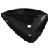 Keramički trokutasti umivaonik crni 645 x 455 x 115 mm Keramički trokutasti umivaonik crni 645 x 455 x 115 mm