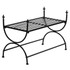 Klupa u starinskom stilu metalna 83 x 42 x 55 cm crna Klupa u starinskom stilu metalna 83 x 42 x 55 cm crna
