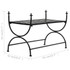 Klupa u starinskom stilu metalna 83 x 42 x 55 cm crna Klupa u starinskom stilu metalna 83 x 42 x 55 cm crna