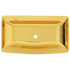 Umivaonik 71 x 38 x 13,5 cm keramički zlatni