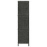 Sobna pregrada s 5 panela crna 193 x 160 cm od vodenog zumbula Sobna pregrada s 5 panela crna 193 x 160 cm od vodenog zumbula