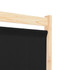 Sobna pregrada s 4 panela od tkanine 160 x 170 x 4 cm crna Sobna pregrada s 4 panela od tkanine 160 x 170 x 4 cm crna