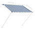 Tenda na uvlačenje 150 x 150 cm plavo-bijela