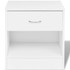 242547 Nightstand 2 pcs with Drawer White