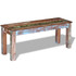Klupa od Masivnog Recikliranog drveta 110x35x45 cm Klupa od Masivnog Recikliranog drveta 110x35x45 cm