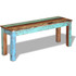 Klupa od Masivnog Recikliranog drveta 110x35x45 cm Klupa od Masivnog Recikliranog drveta 110x35x45 cm