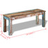 Klupa od Masivnog Recikliranog drveta 110x35x45 cm Klupa od Masivnog Recikliranog drveta 110x35x45 cm