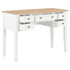 280069 Writing Desk White 109,5x45x77,5 cm Wood