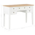 280069 Writing Desk White 109,5x45x77,5 cm Wood
