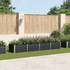 Povišena vrtna gredica antracit 320x80x45 cm pocinčani čelik Povišena vrtna gredica antracit 320x80x45 cm pocinčani čelik
