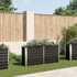 Povišena vrtna gredica antracit 160x40x77 cm pocinčani čelik Povišena vrtna gredica antracit 160x40x77 cm pocinčani čelik