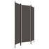Sobna pregrada s 3 panela antracit 150 x 180 cm Sobna pregrada s 3 panela antracit 150 x 180 cm