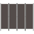 Sobna pregrada s 4 panela antracit 200 x 180 cm Sobna pregrada s 4 panela antracit 200 x 180 cm
