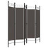 Sobna pregrada s 5 panela antracit 200 x 180 cm Sobna pregrada s 5 panela antracit 200 x 180 cm