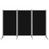 Sobna pregrada s 3 panela crna 260 x 180 cm Sobna pregrada s 3 panela crna 260 x 180 cm