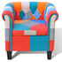 Fotelja s Patchwork Dizajnom Tkanina Fotelja s Patchwork Dizajnom Tkanina