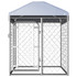 Vanjski kavez za pse s krovom 100 x 100 x 125 cm