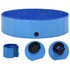 Sklopivi bazen za pse plavi 120 x 30 cm PVC