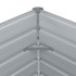 Povišena vrtna gredica 100x100x45 cm pocinčani čelik antracit Povišena vrtna gredica 100x100x45 cm pocinčani čelik antracit