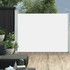 Uvlačiva bočna tenda za terasu 140 x 500 cm krem