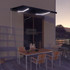 Tenda na ručno uvlačenje s LED svjetlima 350 x 250 cm antracit