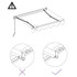Tenda na ručno uvlačenje 450 x 300 cm plavo-bijela