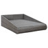 Vrtni krevet sivi 200 x 139 cm od poliratana