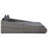 Vrtni krevet sivi 200 x 139 cm od poliratana