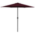 Vrtni suncobran s aluminijskom šipkom 270 x 246 cm bordo Vrtni suncobran s aluminijskom šipkom 270 x 246 cm bordo