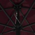 Vrtni suncobran s aluminijskom šipkom 270 x 246 cm bordo Vrtni suncobran s aluminijskom šipkom 270 x 246 cm bordo