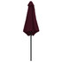 Vrtni suncobran s aluminijskom šipkom 270 x 246 cm bordo Vrtni suncobran s aluminijskom šipkom 270 x 246 cm bordo