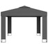 Sjenica s dvostrukim krovom 3 x 3 m antracit