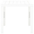 Vrtni stol bijeli 78 x 78 x 72 cm plastični