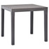 Vrtni stol boja kave 78 x 78 x 72 cm plastični Vrtni stol boja kave 78 x 78 x 72 cm plastični