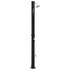 Solarni tuš crni 220 cm 20 L