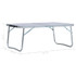 Sklopivi stol za kampiranje bijeli aluminijski 60 x 40 cm Sklopivi stol za kampiranje bijeli aluminijski 60 x 40 cm