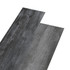 Podne obloge od PVC-a 4,46 m² 3 mm samoljepljive sjajne sive
