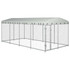 Vanjski kavez za pse s krovom 8 x 4 x 2,3 m