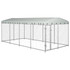 Vanjski kavez za pse s krovom 8 x 4 x 2,3 m