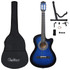 12-dijelni set klasične gitare Western sa 6 žica plavi 38 " 12-dijelni set klasične gitare Western sa 6 žica plavi 38 "