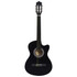 Klasična gitara Western s prorezom i 6 žica crna 38 " Klasična gitara Western s prorezom i 6 žica crna 38 "