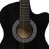 Klasična gitara Western s prorezom i 6 žica crna 38 " Klasična gitara Western s prorezom i 6 žica crna 38 "
