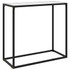 Konzolni stol bijeli 80 x 35 x 75 cm od kaljenog stakla Konzolni stol bijeli 80 x 35 x 75 cm od kaljenog stakla