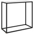 Konzolni stol bijeli 80 x 35 x 75 cm od kaljenog stakla Konzolni stol bijeli 80 x 35 x 75 cm od kaljenog stakla